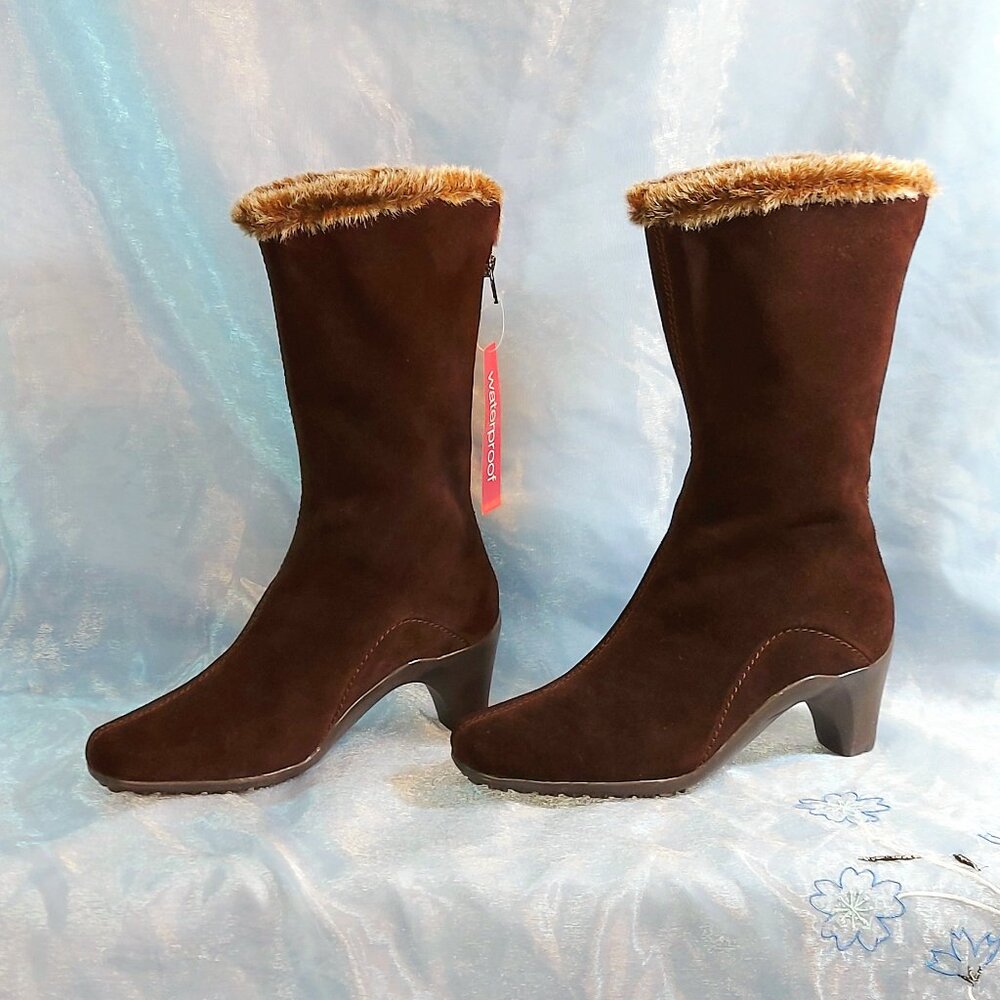 Waterproof Leather Boots by AEROSOLES Size 7.5 New